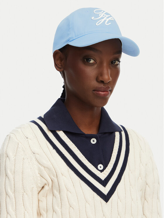 Tommy Hilfiger Καπέλο Jockey Tommy Hilfiger Logo Embroidery Baseball Cap AW0AW18338 Μπλε