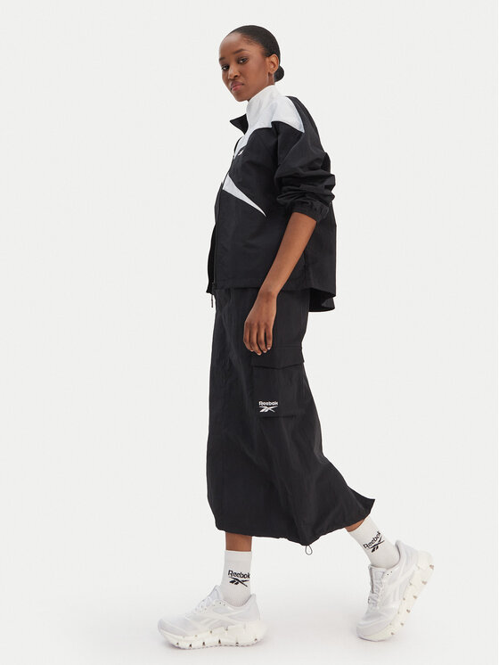 Reebok Reebok Φούστα midi Gabrielle RK25513CCW Μαύρο Regular Fit
