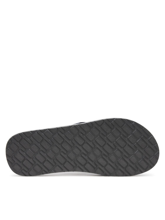 Tommy Hilfiger Infradito Tommy Hilfiger Chambray Beach Sandal FM0FM05570 Blu scuro
