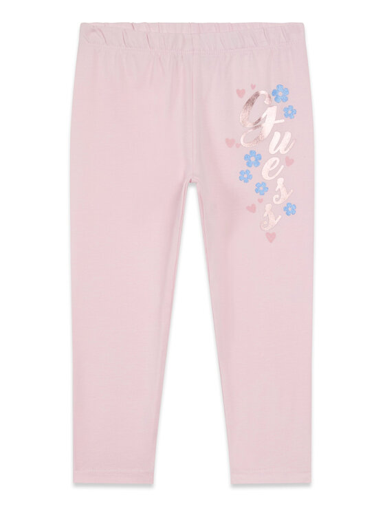 Guess Guess Легінси K6RB04 J1314 Рожевий Slim Fit