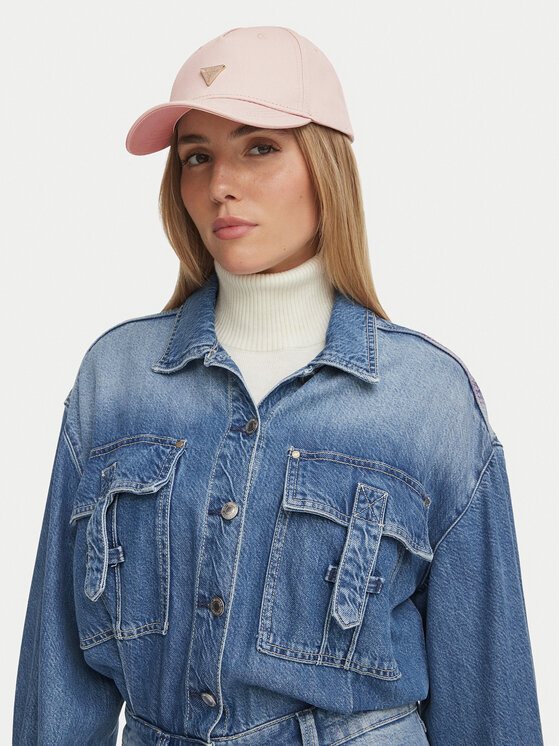 Guess Kšiltovka Guess AW5608 COT01 Světle růžová