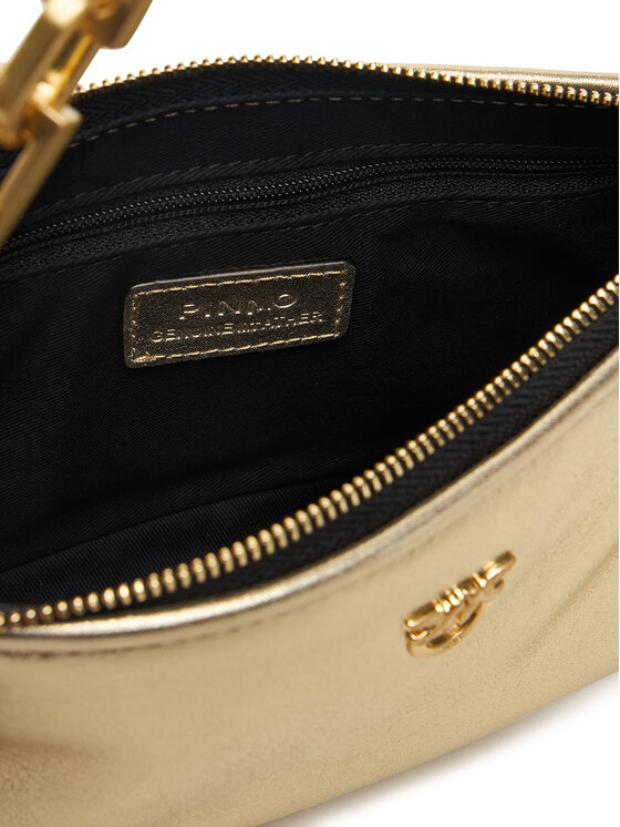 PINKO Torbica PINKO Half Moon Baguette Mini AI 25-26 PLTT 105069 A2O9 Zlatna