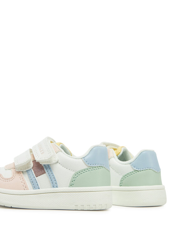 Tommy Hilfiger Superge Tommy Hilfiger Flag Low Cut Velcro Sneaker T1A9-33730-1439 M Pisana