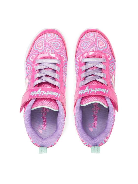 Skechers Sneakersy Skechers Heart Lights-Boogie Love 303257L/HPMT Ružová