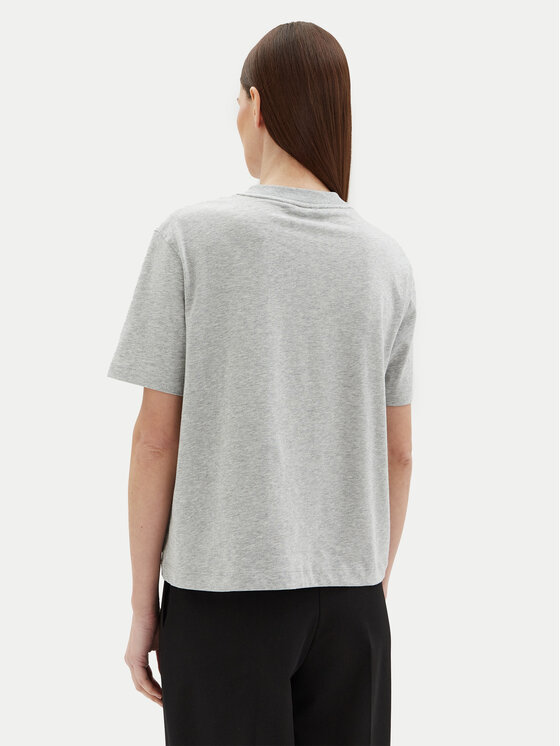 Tommy Hilfiger Tommy Hilfiger Camiseta WW0WW45525 Gris Relaxed Fit