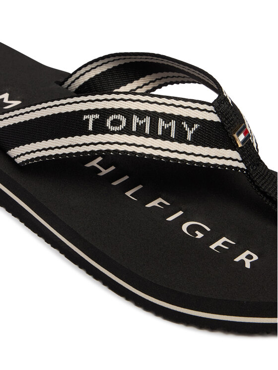 Tommy Hilfiger Σαγιονάρες Tommy Hilfiger Th Webbing Summer Sandal FW0FW09193 Μαύρο
