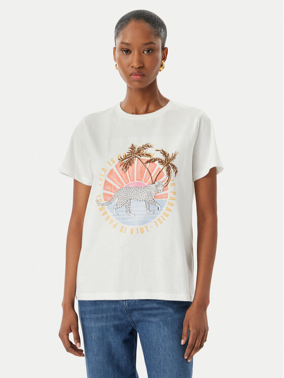 LOLA CASADEMUNT LOLA CASADEMUNT Camiseta LS2615019 Blanco Regular Fit