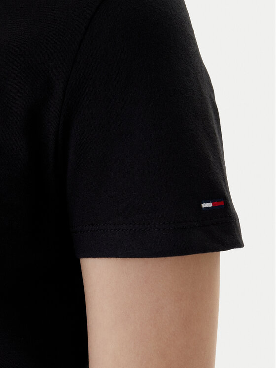 Tommy Jeans Tommy Jeans Camiseta Essential DW0DW21842 Negro Regular Fit