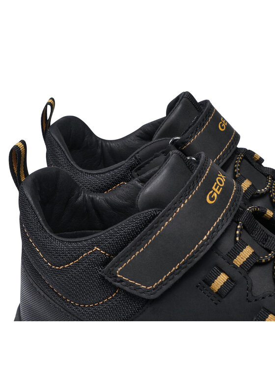 Geox Gležnjarji Geox J Flexyper B.B Abx A J949XA 032FU C9241 S Črna