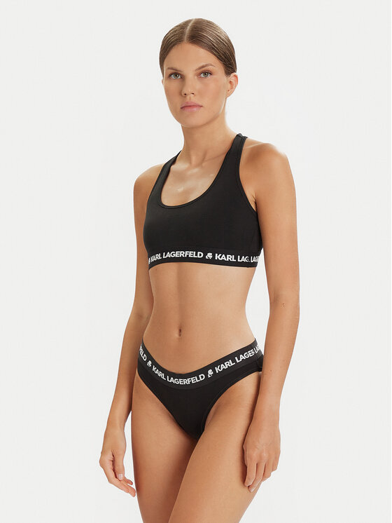 KARL LAGERFELD KARL LAGERFELD Top de sujetador A1W47007 Negro