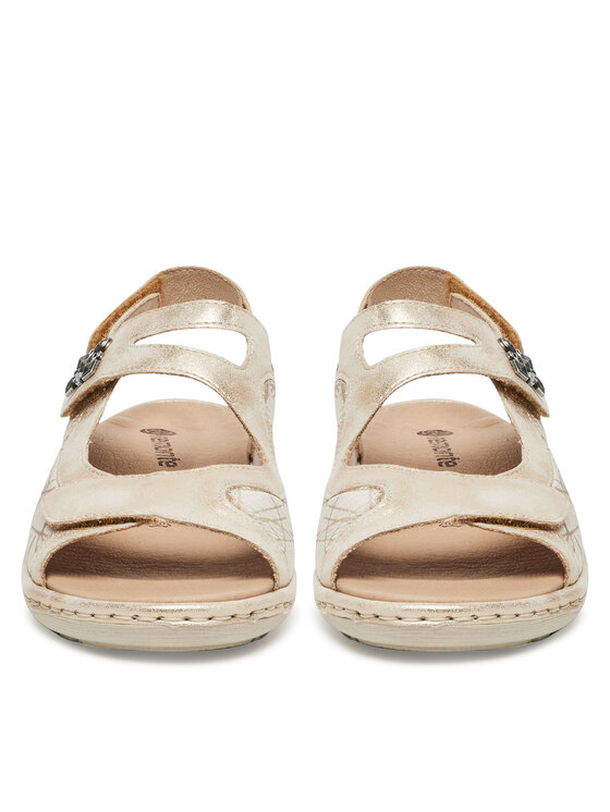 Remonte Sandále Remonte D7647-94 Zlatá