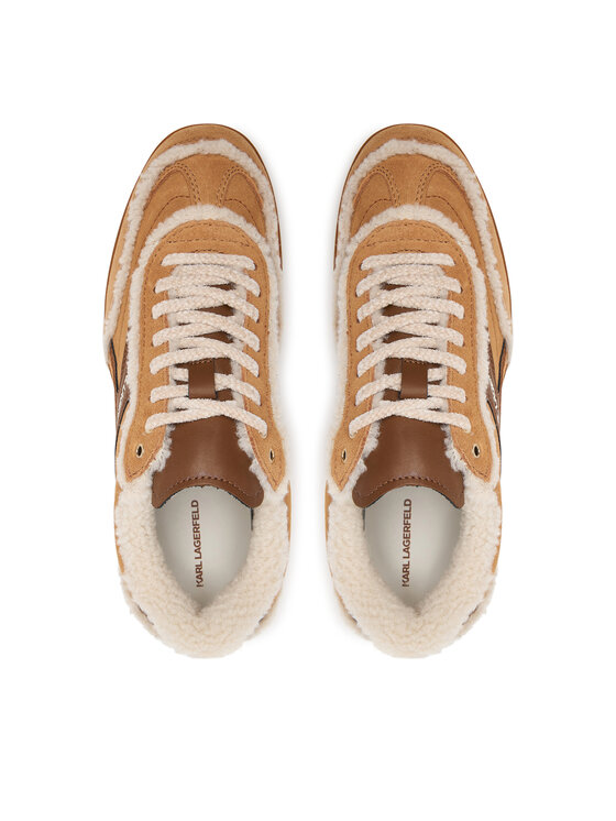 KARL LAGERFELD Sneakersy KARL LAGERFELD Kandidate KL63857L Beżowy
