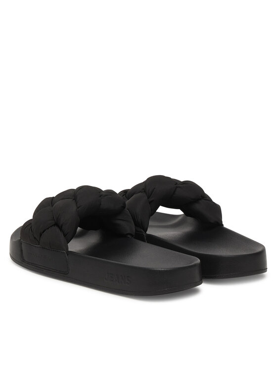 Tommy Jeans Natikače Tommy Jeans Tjw Braided Slides EN0EN02975 Crna