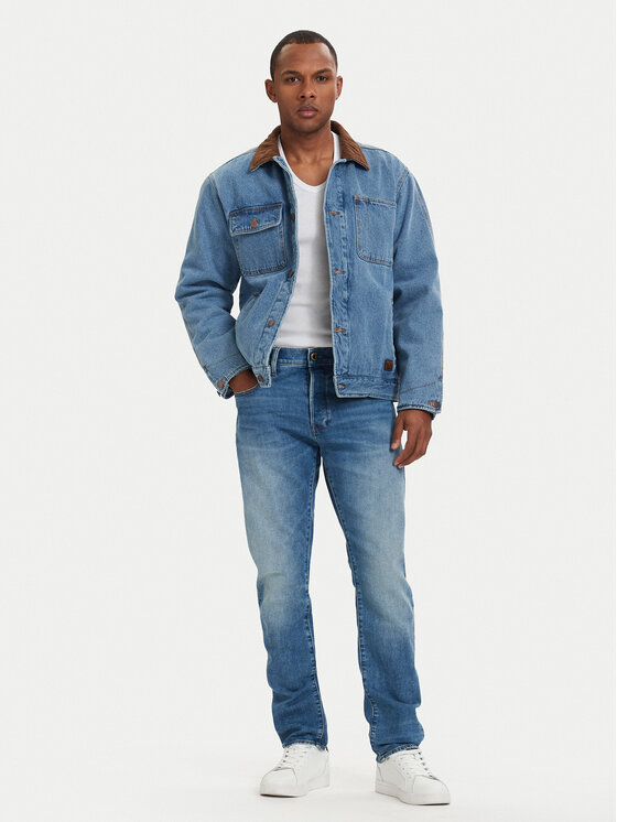 G-STAR G-Star Raw Farmer 3301 51003-B631 Kék Tapered Fit
