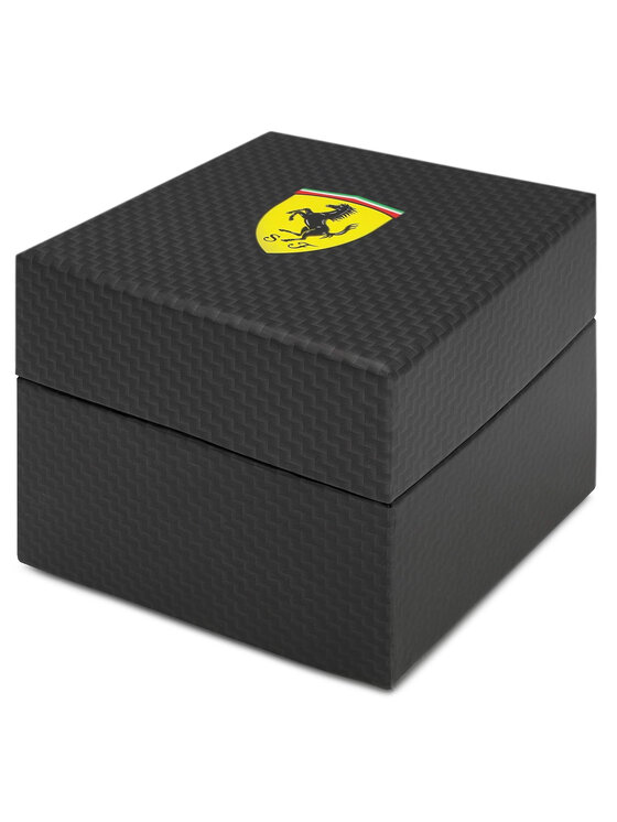 Scuderia Ferrari Ρολόι Scuderia Ferrari Red Rev 0830479 Μαύρο