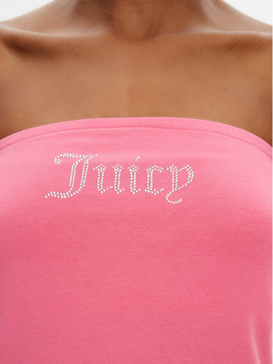 Juicy Couture Juicy Couture Top Babey JCWCT23310 Ružičasta Slim Fit