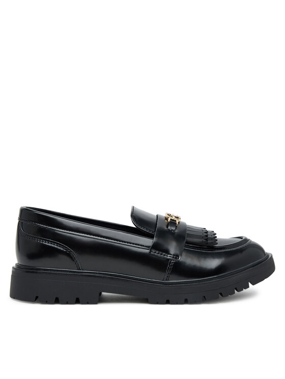 Tommy Hilfiger Félcipő Tommy Hilfiger Low Cut Shoe T3A4-34011-1453 D Fekete