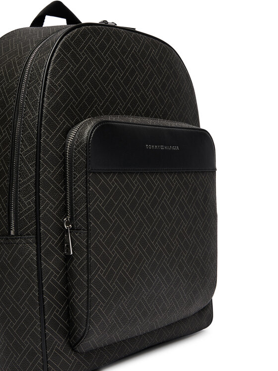 Tommy Hilfiger Rucsac Tommy Hilfiger Th Flag Monogram Backpack AM0AM14137 Negru