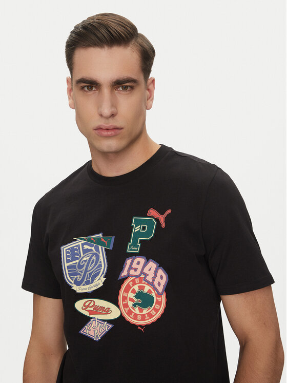 Puma Puma Футболка Sports Legacy 629627 Чорний Regular Fit