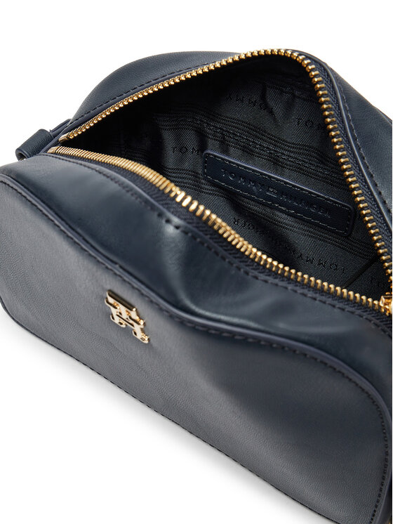 Tommy Hilfiger Torbica Tommy Hilfiger Fresh Camera Bag Corp AW0AW16682 Tamnoplava