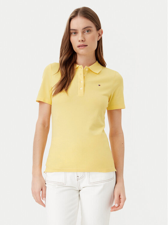 Tommy Hilfiger Tommy Hilfiger Polo 1985 WW0WW43225 Giallo Slim Fit
