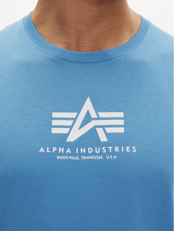 Alpha Industries Alpha Industries Футболка Basic 118533 Голубий Regular Fit