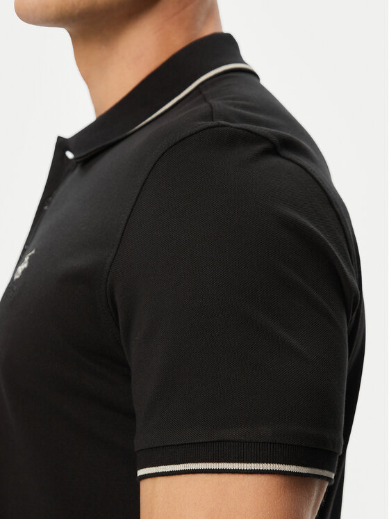 Beverly Hills Polo Club Beverly Hills Polo Club Поло P-SS26M-P42561 Чорний Regular Fit
