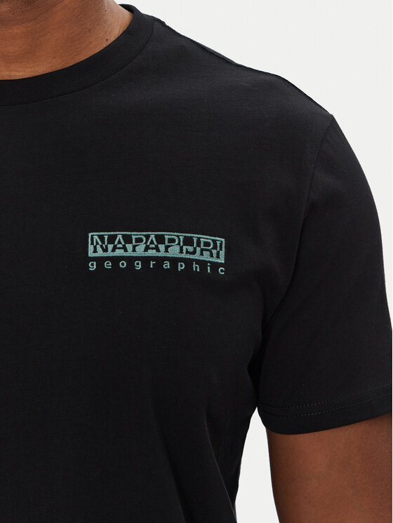 Napapijri Napapijri Футболка S-Vignoni NP0A4ILX Чорний Regular Fit