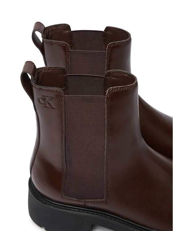 Calvin Klein Chelsea cipele Calvin Klein Chunky Chelsea Boot Pol Lth HW0HW03267 Crna