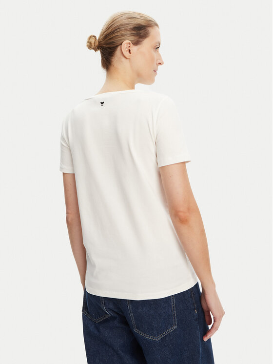 Weekend Max Mara Weekend Max Mara Футболка Multib 2525976011 Білий Regular Fit