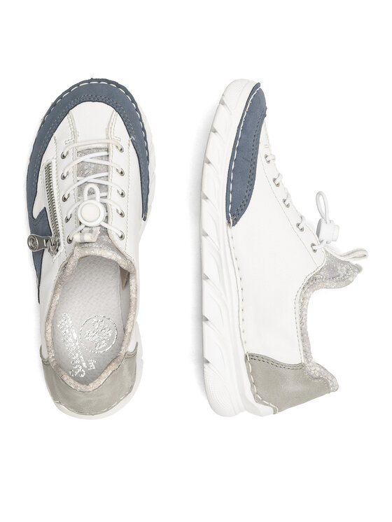 Rieker Sneakersy Rieker 55064-80 Biały
