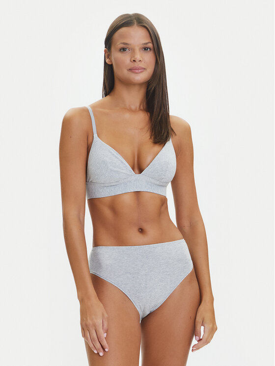 Hunkemöller Hunkemöller Braguitas clásicas de talle alto 302033 Gris