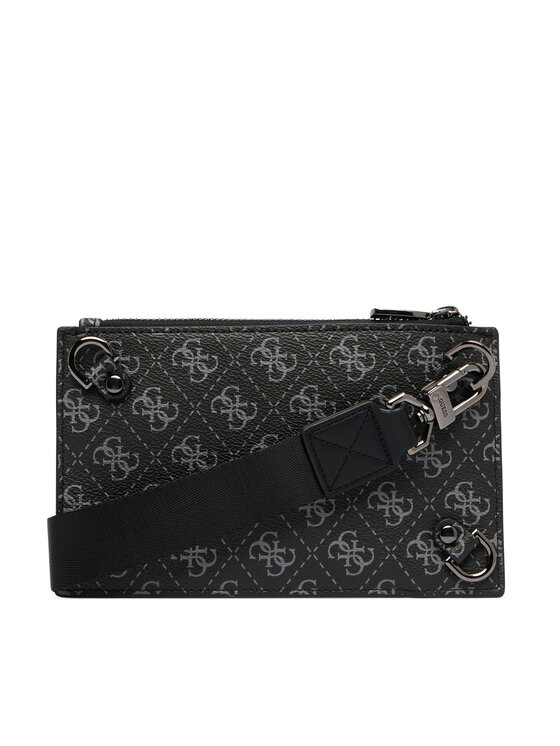 Guess Плоска сумка Guess HMMILO P6391 Чорний