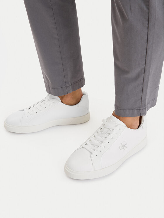 Calvin Klein Sneakers Calvin Klein Low Prof Cupsole Lth HM0HM02123 Bianco