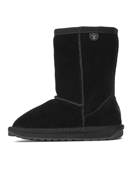 EMU Australia Cizme de zăpadă EMU Australia Wallaby Lo Kids K10102 Negru