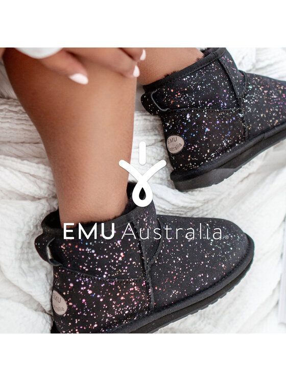 EMU Australia Sniego batai EMU Australia Stinger Micro Galaxy W12614 Juoda