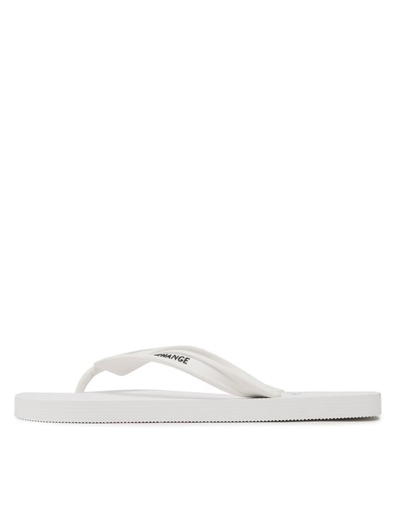 Armani Exchange Čības uz pirksta Armani Exchange XUQ002 XV676 01015 Balts