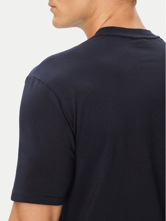 Napapijri Napapijri Camiseta S-Badge NP0A8949 Azul marino Regular Fit