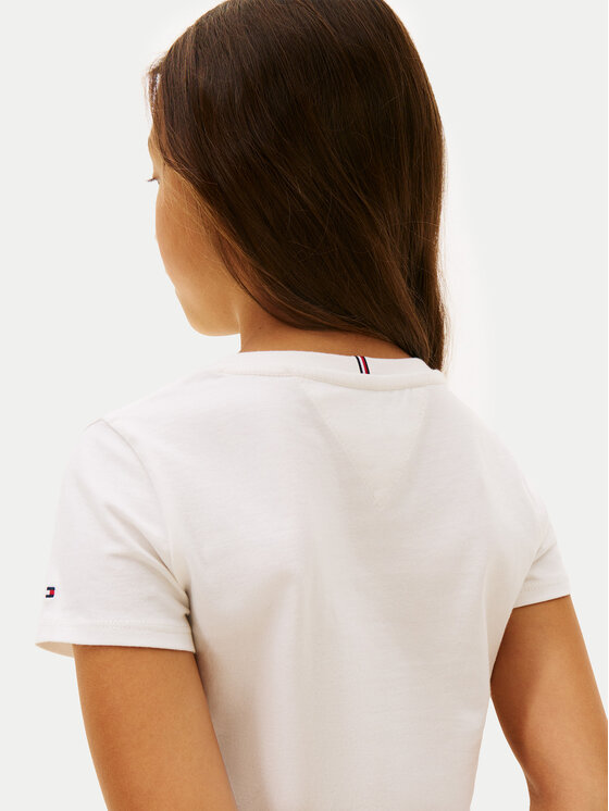 Tommy Hilfiger Tommy Hilfiger Camiseta KG0KG09257 Blanco Regular Fit