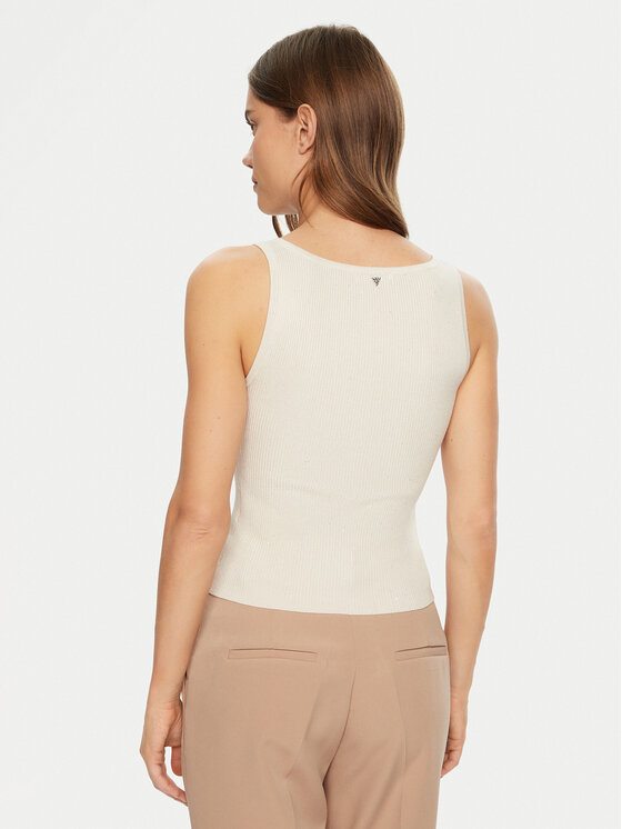 Guess Guess Топ W5RR18 Z34O0 Білий Regular Fit