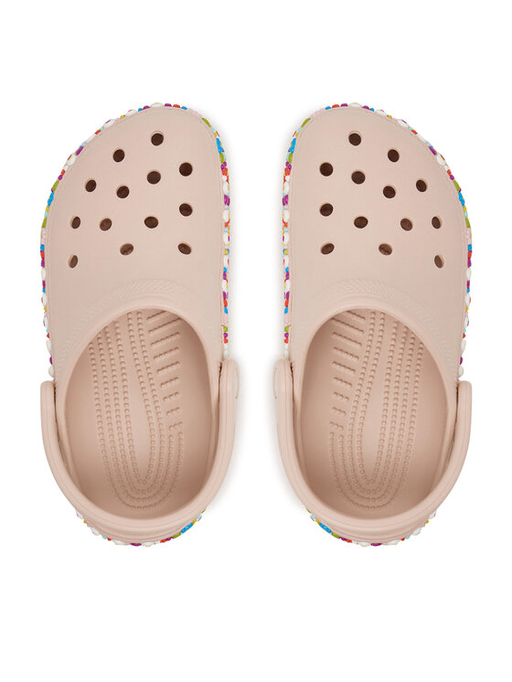 Crocs Nazouváky Crocs Classic Beaded Band 211614 Béžová