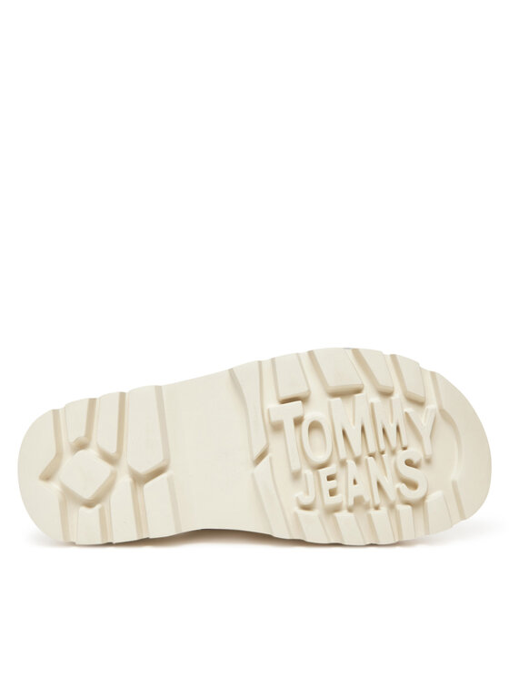 Tommy Jeans Чехли Tommy Jeans Tjw Double Strap Sandal EN0EN02753 Бял