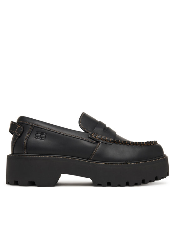 Tommy Jeans Loafers Tommy Jeans Archive '01 Loafer Leather EN0EN03005 Μαύρο