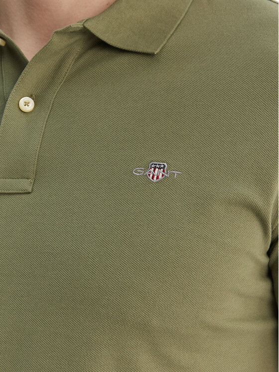 Gant Gant Polo Shield 2220 Zelena Slim Fit