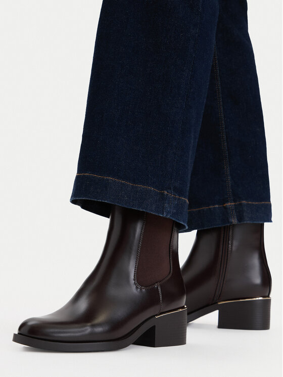 JENNY Škornji JENNY CEO-CC2572LY Temno rjava