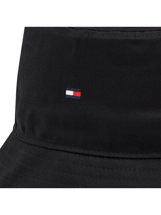 Tommy Hilfiger Šešir Tommy Hilfiger Flag Bucket Hat AM0AM07344 Crna