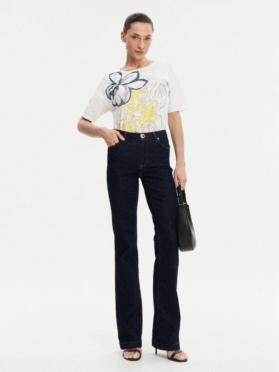 Olsen Olsen Футболка 11105007 Білий Relaxed Fit