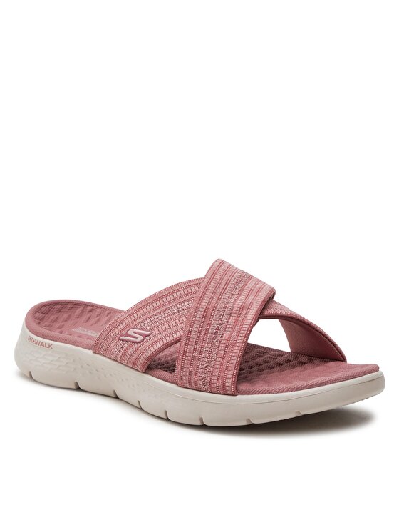 Skechers Šľapky Skechers Go Walk Flex Sandal-Impressed 141420/MVE Fialová