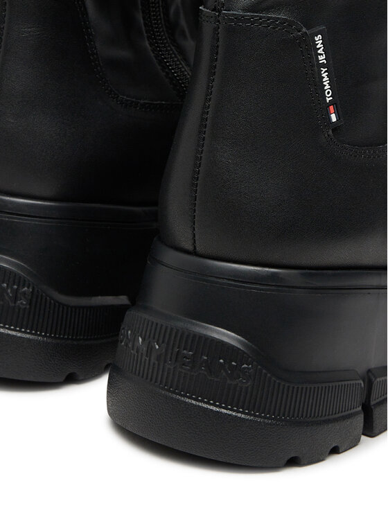 Tommy Jeans Cizme Tommy Jeans Tjw Lightweight Otk Boot EN0EN02634 Negru