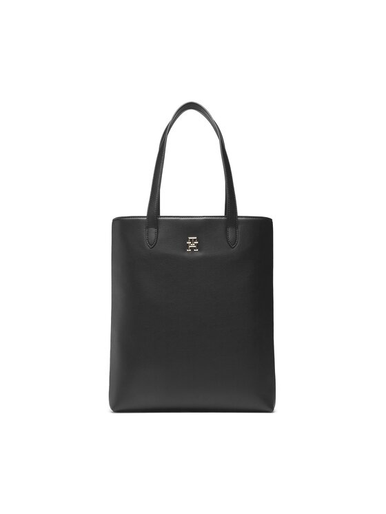 Tommy Hilfiger Borsetta Tommy Hilfiger Th Casual Slim Tote Ns AW0AW15050 Nero